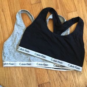 Calvin Klein sports bras